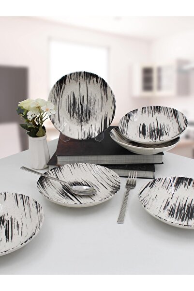 Arna Porselen Anka 20 Cm Ceramic Dinner Plate 6 Pieces