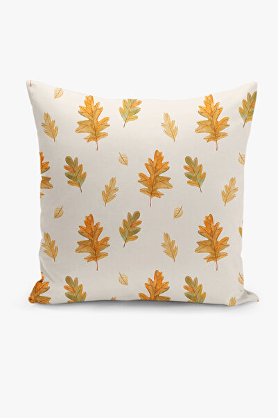 Filamente Double-Sided Digital Printing Throw Pillow Cover Autumn / Leaf Pattern