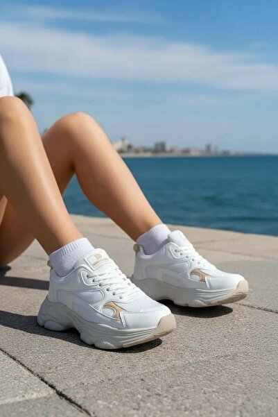 NAVİSHOES Women's Sneaker Lace-Up Sports Shoes School Casual 164Nav