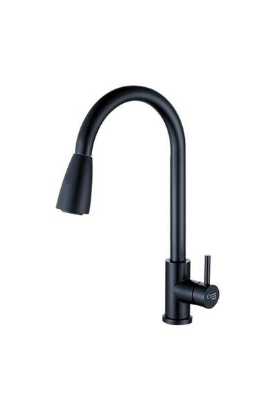 genric Black Pull-Out Sink Faucet
