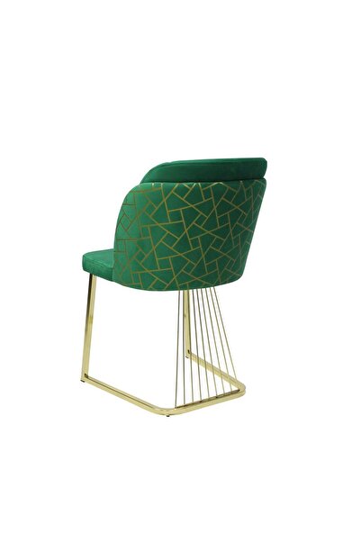 ARTA DOOR ILONA Chairs Green, Gold Leg - Modern, HoReCa, Kitchen, Living Room, Office, Bedrooms, Hallways
