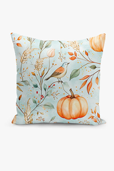 Filamente Double-Sided Digital Printing Throw Pillow Cover Autumn / Pumpkin Pattern