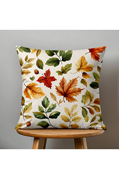Filamente Double-Sided Digital Printing Throw Pillow Cover Autumn / Leaf Pattern