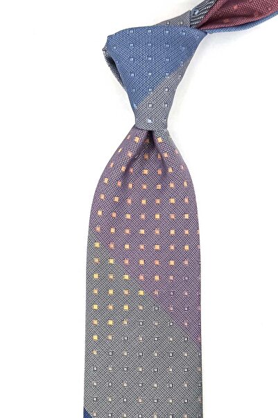 Kravatkolik ربطة عنق صغيرة متعددة الألوان بنمط مرقع KK13270