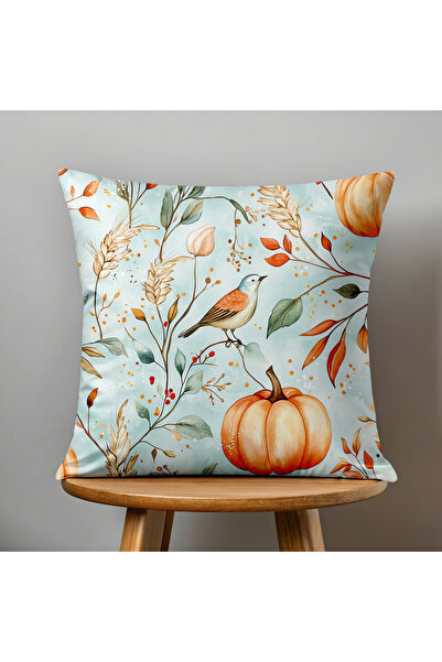 Filamente Double-Sided Digital Printing Throw Pillow Cover Autumn / Pumpkin Pattern