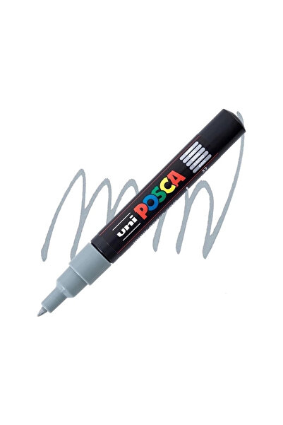 UNİ-BALL قلم تلوين يونيبال بوسكا 0.7 ذو أساس مائي - رمادي (UNI-PC-1M) (N)