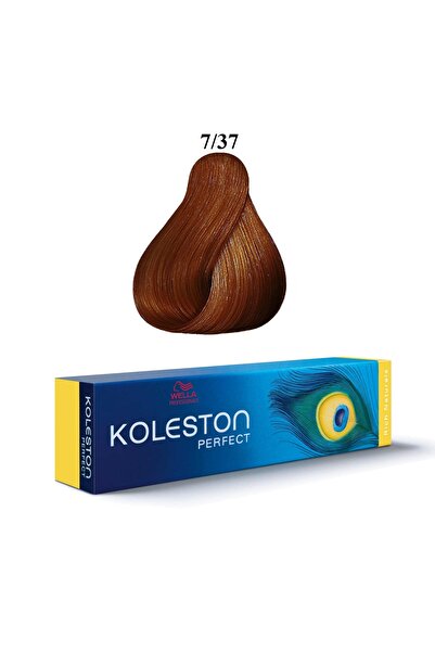 Wella Professionals Koleston Perfect, Vopsea de păr permanentă, 7/37 Blond me...