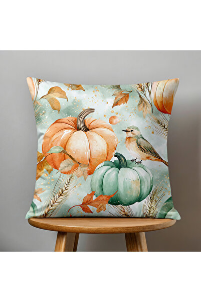 Filamente Double-Sided Digital Printing Throw Pillow Cover Autumn / Pumpkin Pattern