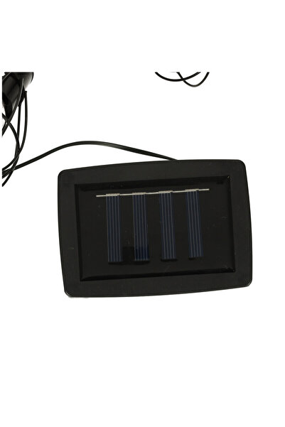 UBX Solar garland, 10 LEDs, IP44, plastic, black