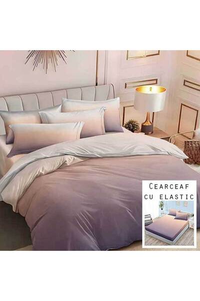 Patul Lenjerie de pat, Bumbac Finet, Pucioasa, Pat Dublu, 2 Persoane, Cearceaf cu elastic