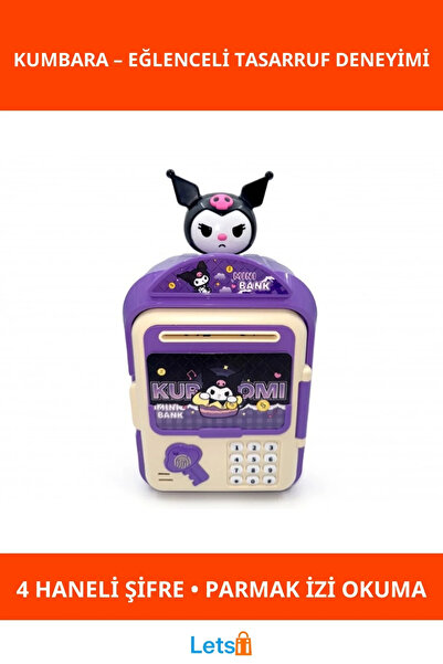 Letsii Kuromi Tasarımlı Akıllı ATM Kumbara