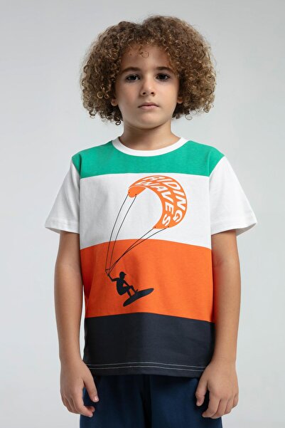 Rolypoly Roly Poly Colorful Boys' Short Sleeve Bermuda Shorts Pajama Set