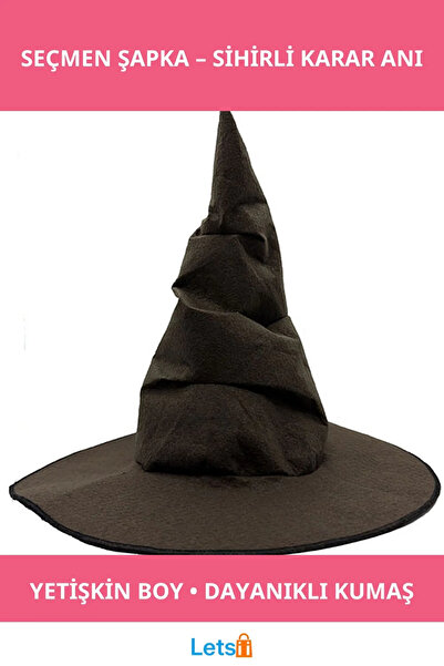 Letsii Harry Potter Seçmen Şapka Yetişkin Boy Aksesuarı