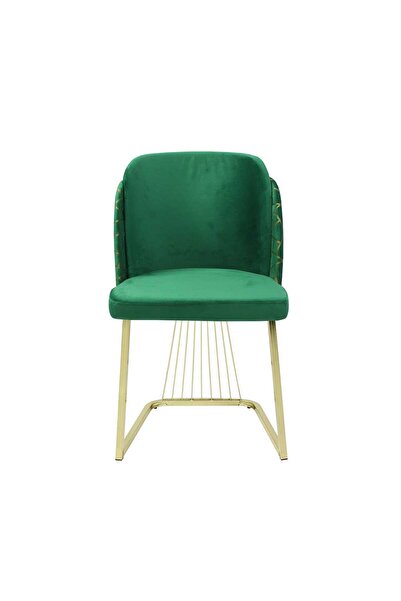 ARTA DOOR ILONA Chairs Green, Gold Leg - Modern, HoReCa, Kitchen, Living Room, Office, Bedrooms, Hallways