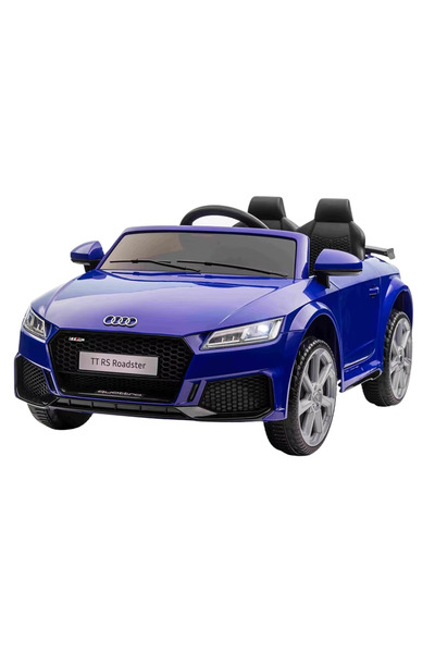 Audi Masinuta electrica pentru copii TTRS Roadster Saphire Blue 12V cu licenta,motoare 2x30w,roti EV