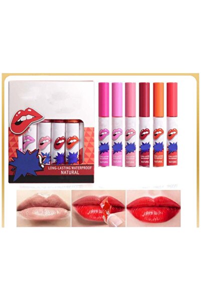 huitich ملمع شفاه طبيعي مقاوم للماء يدوم طويلاً، متوفر بـ 6 ألوان