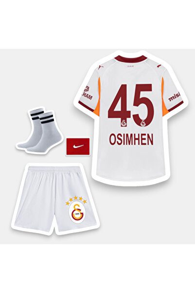 Quaxram V.OSIMHEN 45 Gâlatâsaray V YAKA 25-26 Sezon 4 PARCA Çocuk Futbol Form...