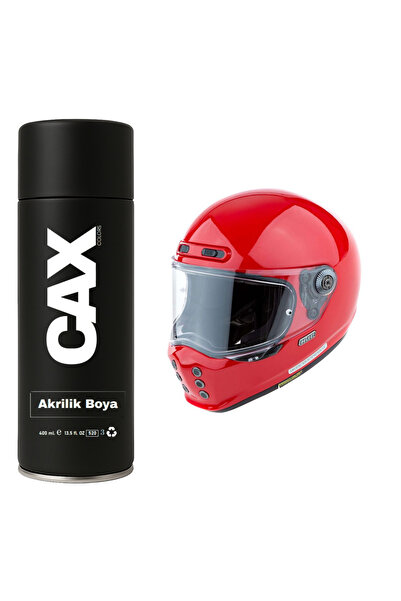 caxcolors MOTORSİKLET KASK SAF AKRİLİK SPREY BOYASI 400 ML