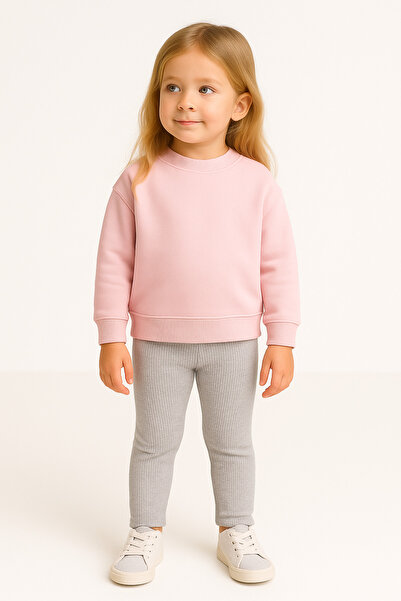 Motebarn Wear Girls' Bow Corded Fabric Tights