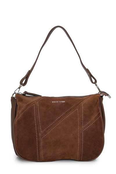 David Jones Süet Dokulu Kadın Omuz Çantası ED069
