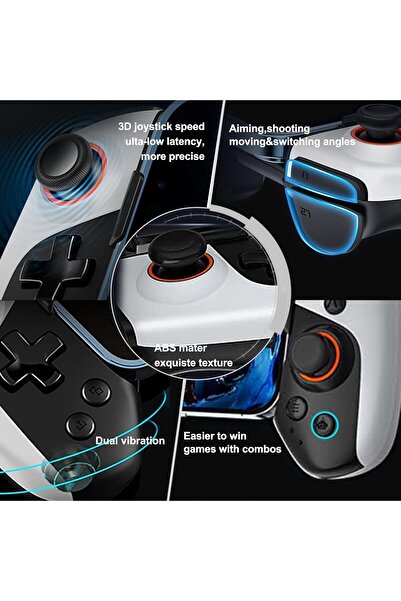 Generic Retractable Wireless Gaming Controller for iPhone/Android/PC/Switch (Telescopic)