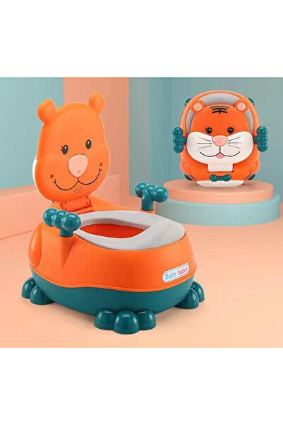 Krista Olită muzicală ergonomică Happy Tiger, portocalie