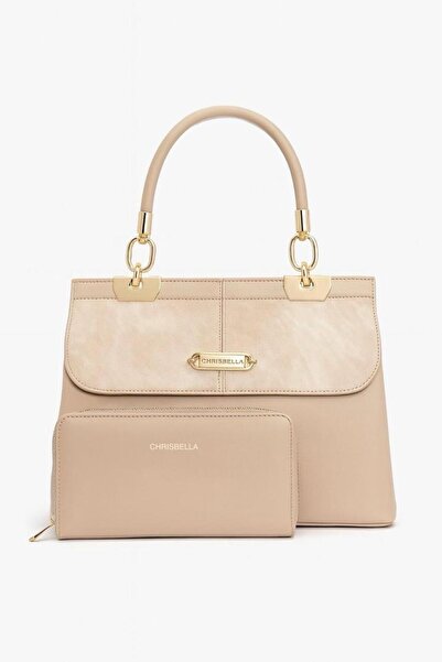 Generic Stylish Ladies Handbag & Wallet Set | Modern Shoulder Bag for Daily and Evening Use-Size-28cm*22cm