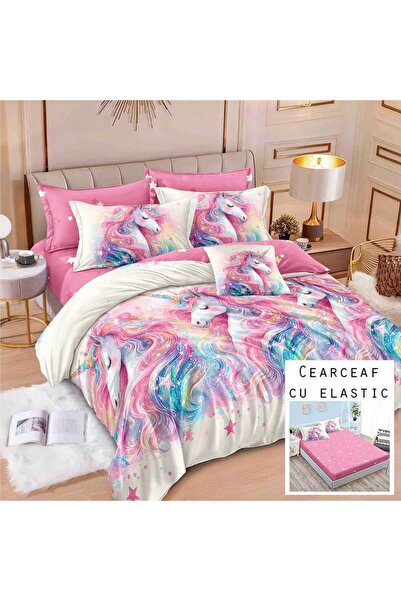 Patul Bed Linen, Fine Cotton, Sulphur, Double Bed, 2 Persons, Fitted Sheet