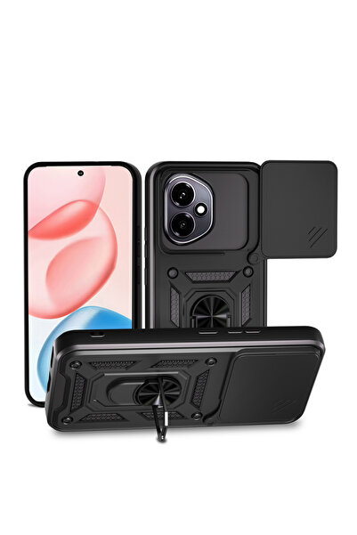 Paladyum Case حافظة تانك سوداء متوافقة مع كاميرا هونر 400 مع حامل