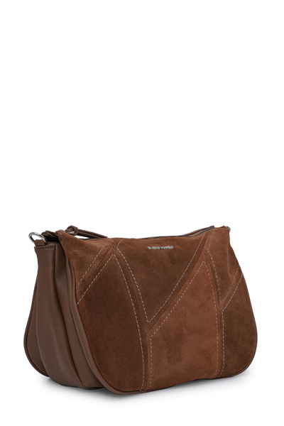 David Jones Süet Dokulu Kadın Omuz Çantası ED069