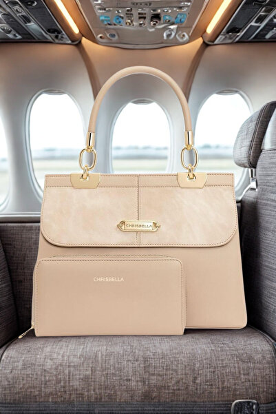 Generic Stylish Ladies Handbag & Wallet Set | Modern Shoulder Bag for Daily and Evening Use-Size-28cm*22cm