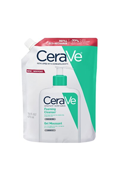 CeraVe Foaming Cleansing Gel for Normal-Oily Skin, Cleansing Gel, 473 ml Reserve