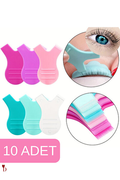 Dami Beauty Makyaj Kirpik Uzatma Y Aparat Kirpik Perma Tarak 10 Adet