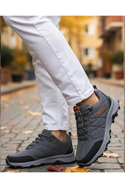 homiro Men's Waterproof Poly Sole Fuspedli Sports Shoes - Smoked