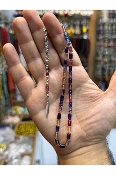 TESBİH ADAM Bilek Boy Kapsül Ateş Kehribar Tesbih