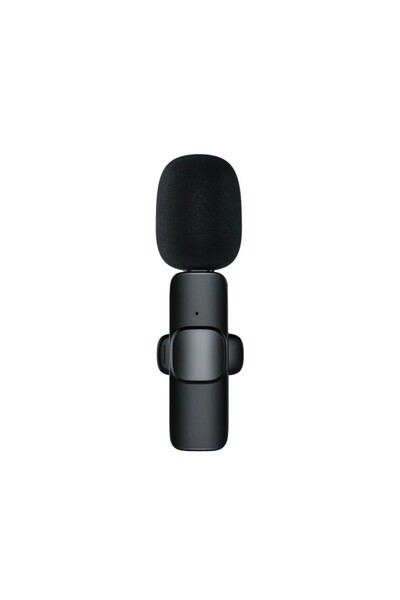 dalip Wireless Lavalier Microphone with 3.5mm Receiver, Bluetooth 5.0, 1-3h Battery, Black