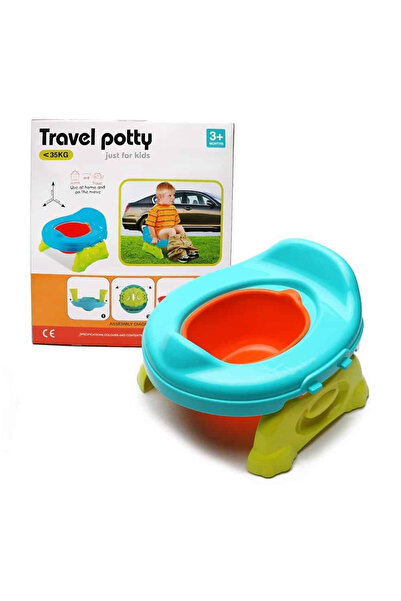 Krista Olită portabilă 2 în 1 cu reductor, toaletă de călătorie