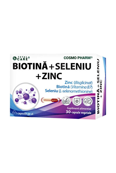 Cosmopharm BIOTINA + SELENIU + ZINC