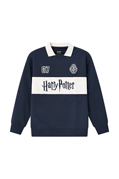 Giordano Men's Harry Potter Cotton Polyester Long Sleeve Polo - Limited Edition Collection