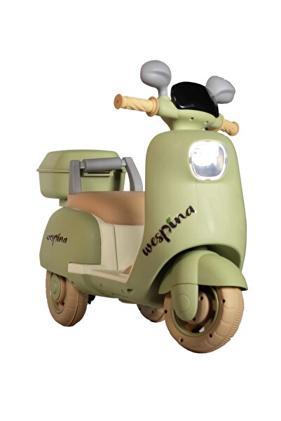 Kiddora 3 Tekerlekli Akülü Çocuk Motor Müzik Çalarlı Uzaktan Kumandalı 50 kil...