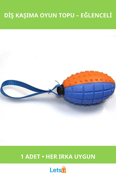 Letsii كرة تنظيف الأسنان المرحة للكلاب