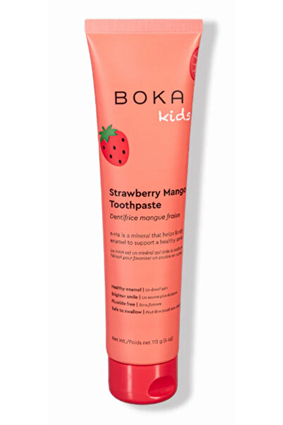BOKA معجون أسنان للأطفال بنكهة الفراولة والمانجو 113 جرام