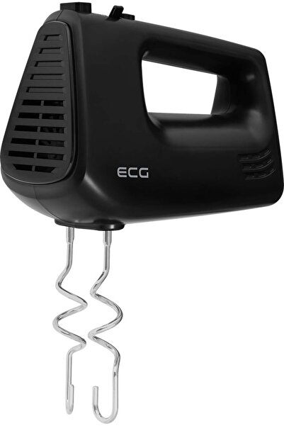 ECG RS 440 Black Lite hand mixer, 400 W, 5 speeds, TURBO function, 2 beaters and 2 hooks, black
