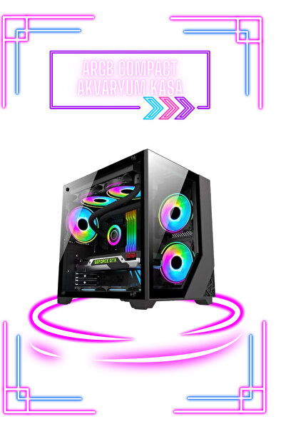 Vural Elektronik AMD RYZEN 7 5700X-RTX5060 8 GB-16 GB RAM-500 GB M2 SSD-SİYAH...