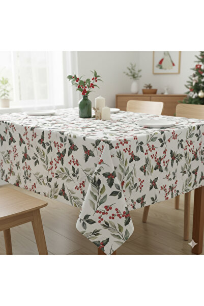 Pina Holly Berry Collection Christmas Themed Kokina Tablecloth
