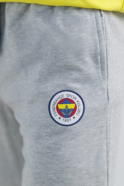 Fenerbahçe Original Gray Logo Sweatpants