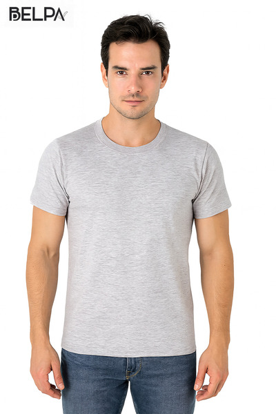 belpa Ceylanoğlu Combed Cotton Single Jersey Men's Undershirt 6-Pack 100% Cotton