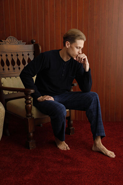 Kocabey 7304 Men's Midi Collar Pajama Set