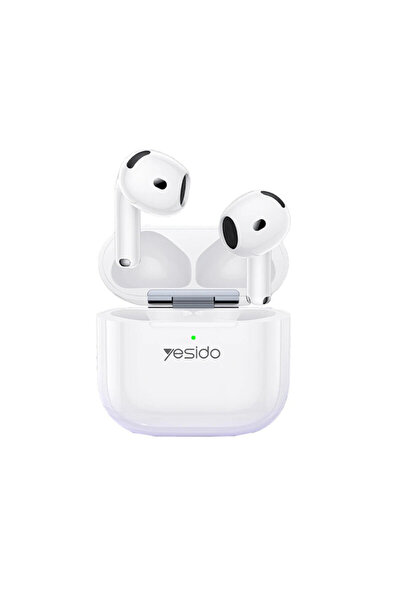 Yesido Căști TWS32 AirPod Bluetooth 5.4 cu ANC, 300mAh, albe