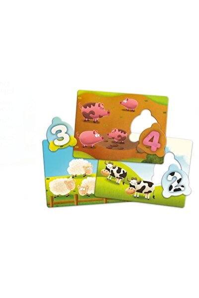 Trefl Puzzle Educativ cu Numere si Animale – Trefl, Joc de Invatare prin Joaca pentru Copii, 3+